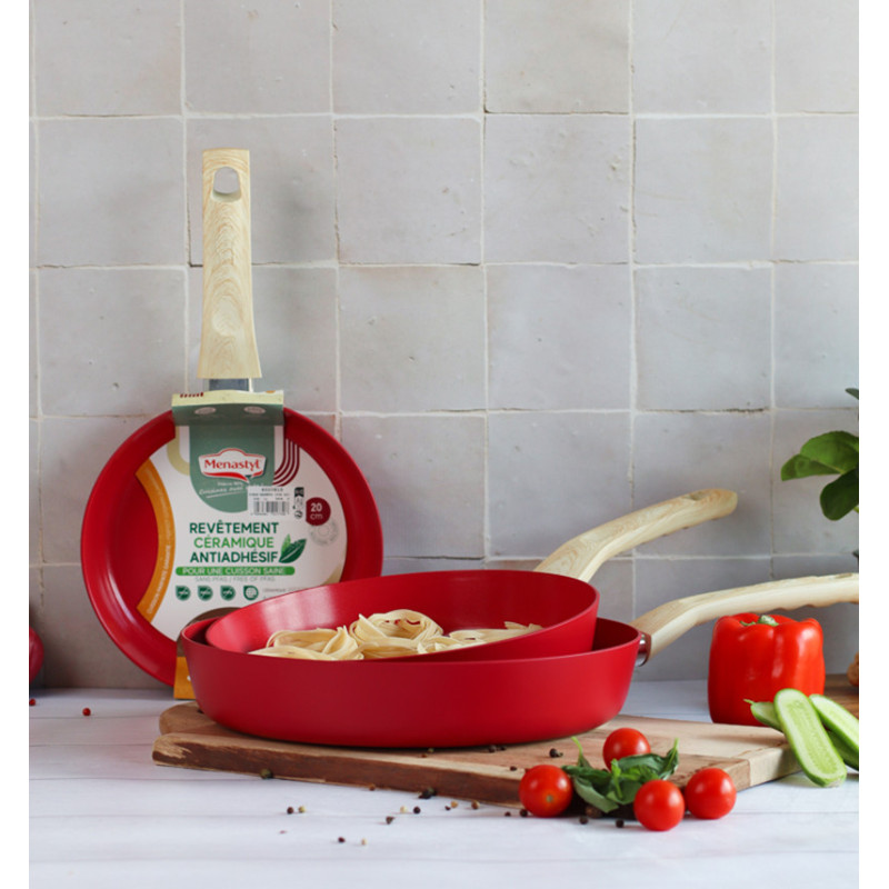 Set de deux poele 20 et 24cm  co