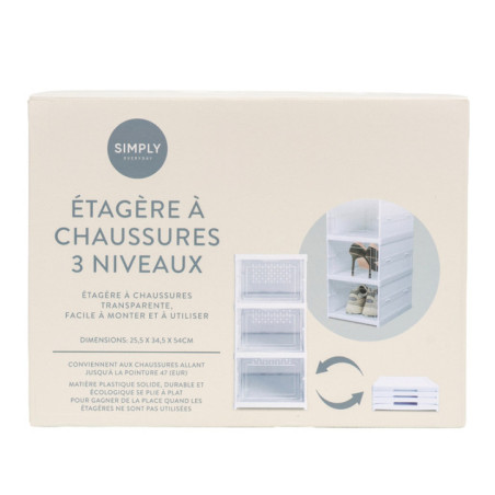 Tour 3 paires de chaussures