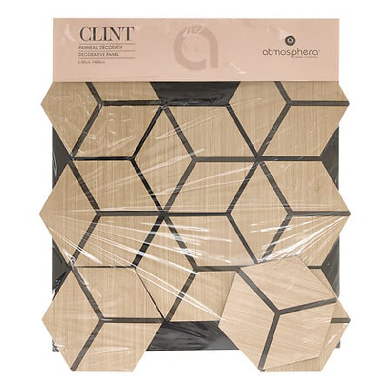 Panneau deco clint hexagone