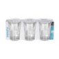Lot de 6 verres bas flower 200ml