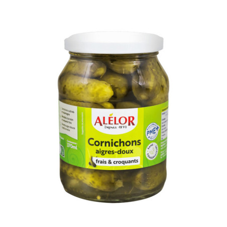 Cornichon aigre doux 190g