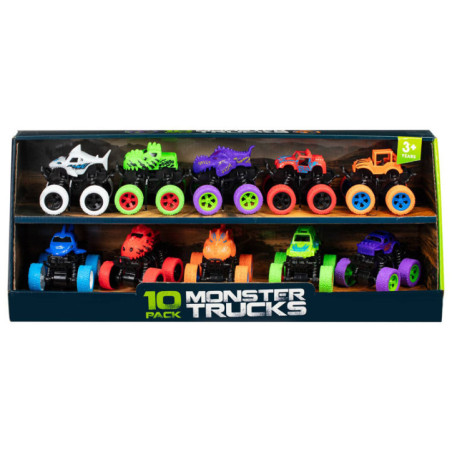 Pack 10 monster trucks