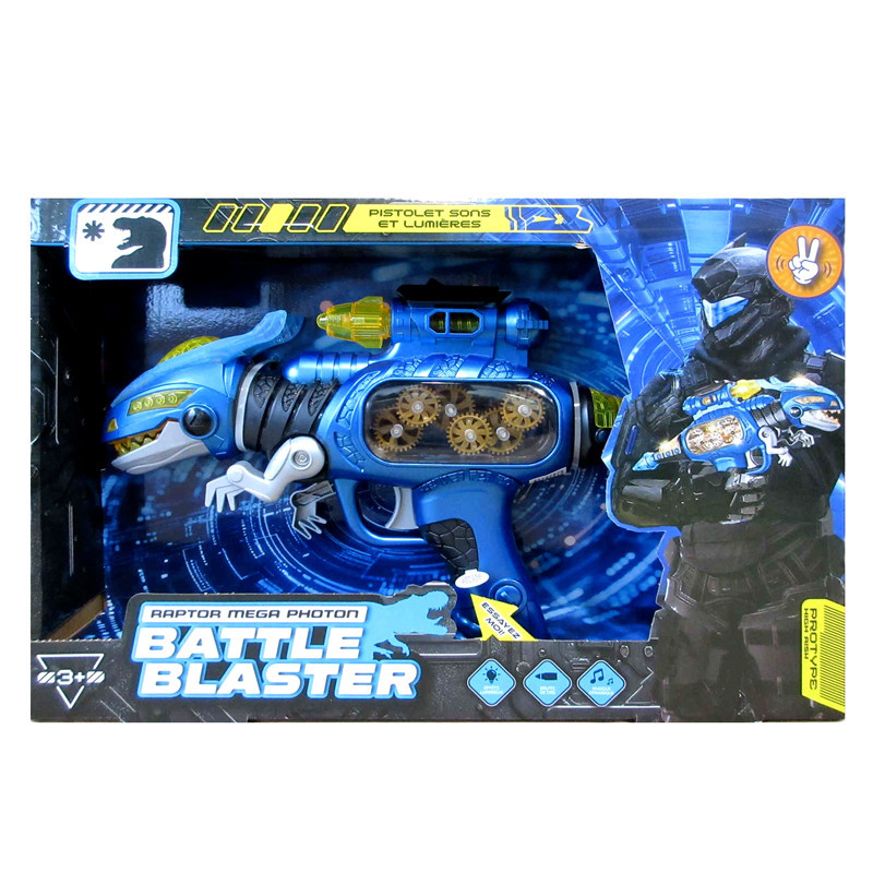 Pistolet dinosaure son et lumier