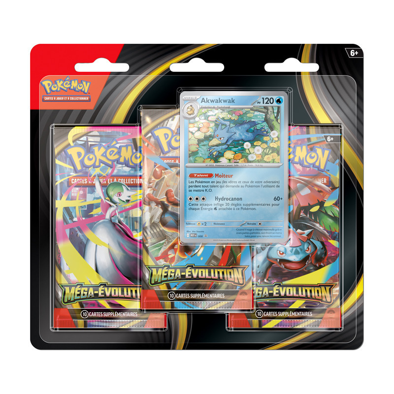 Pokemon me01 : pack 3 boosters
