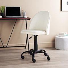 Chaise de bureau creme