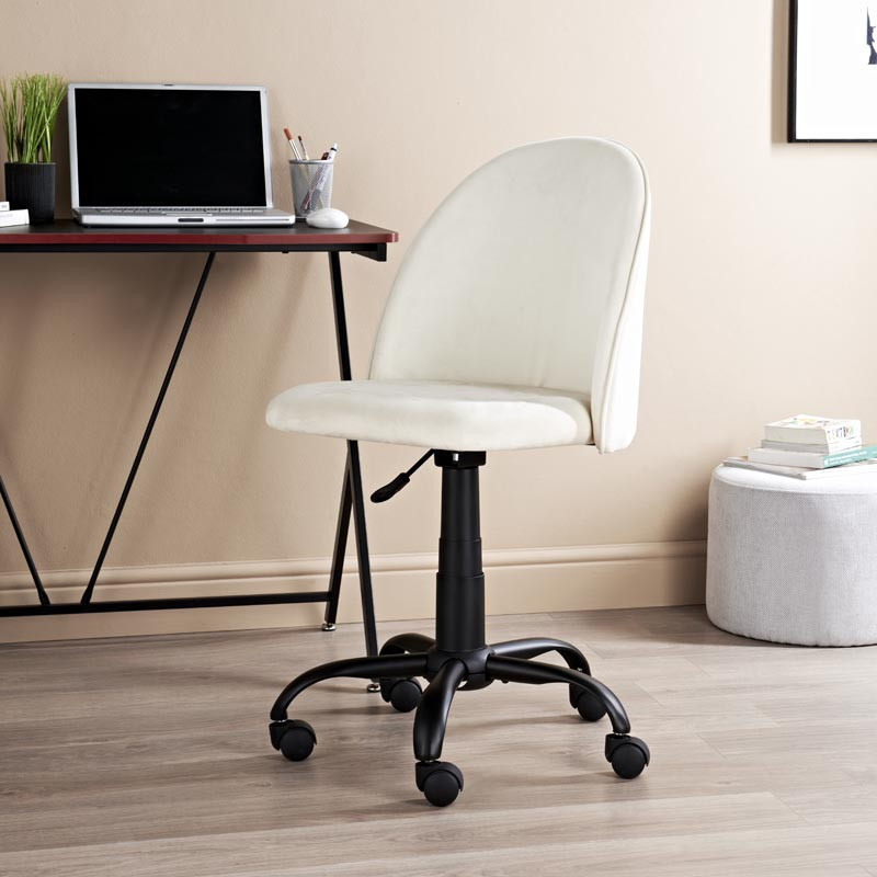 Chaise de bureau creme