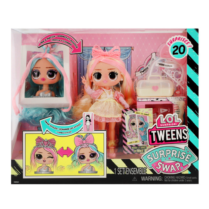 Poupee lol suprise twin swap