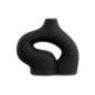 Vase ceramique noir
