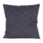 Coussin velours cotele feuilles