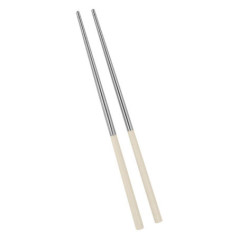 Paire baguettes chinoises inox