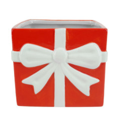 Cache-pot cadeau carre 15.5cm