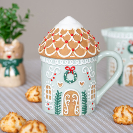 Mug  maison avec couvercle