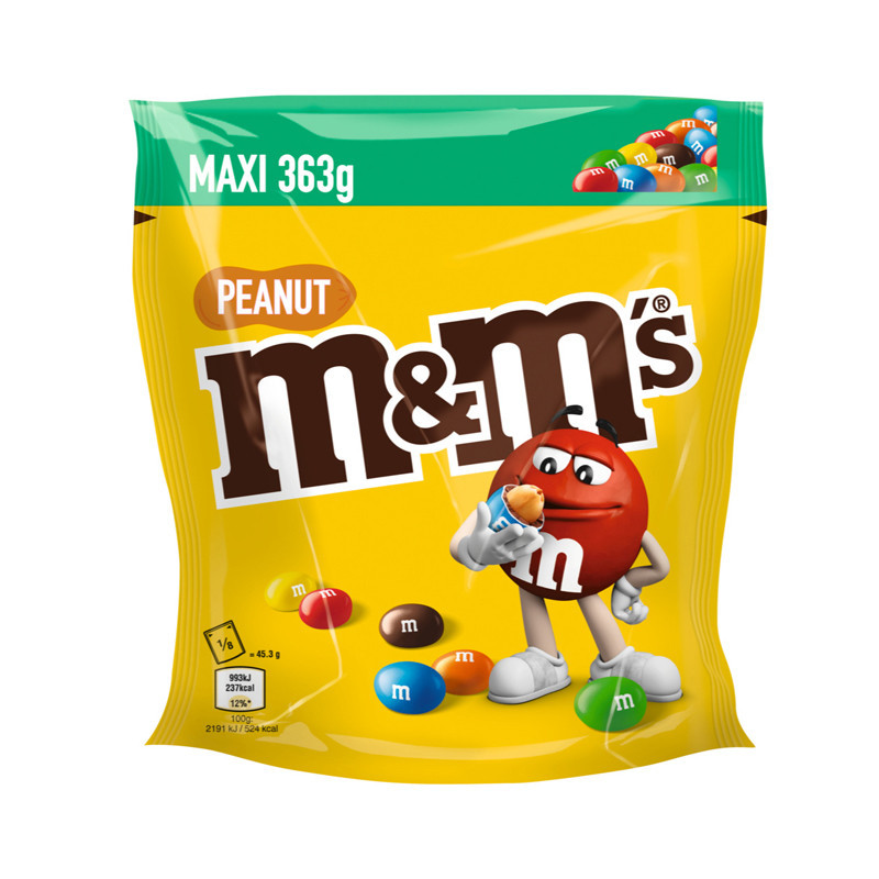 Bonbons chocolat et cacahuetes