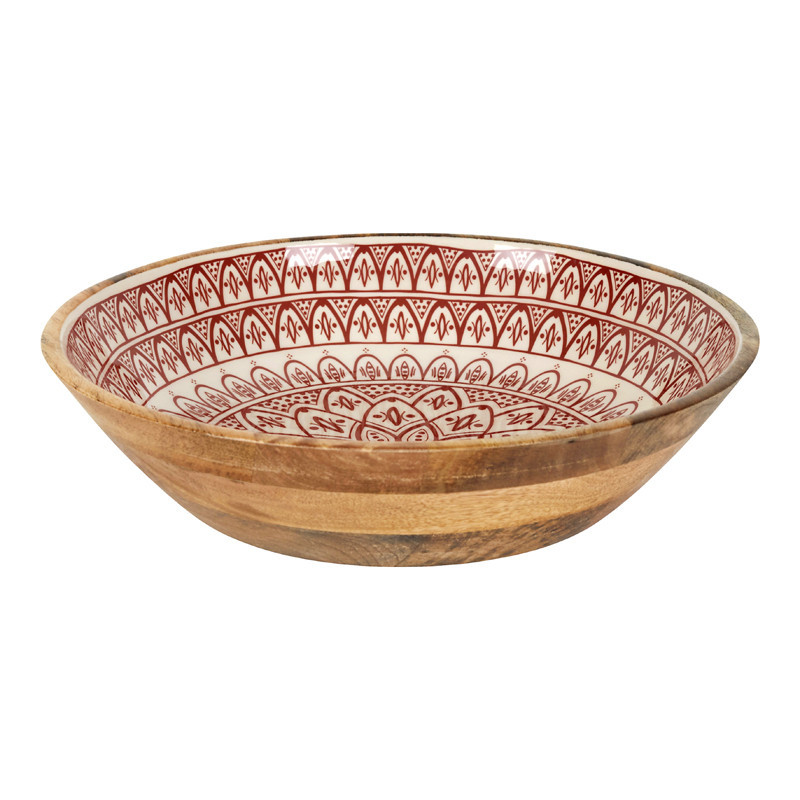 Saladier en bois ankara d28x7cm