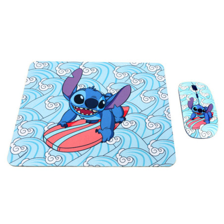 Ensemble tapis et souris stitch