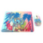Ensemble tapis et souris stitch