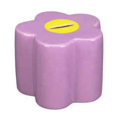 Tirelire en forme de fleur