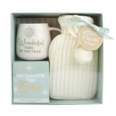 Coffret mug bouillotte et chocol