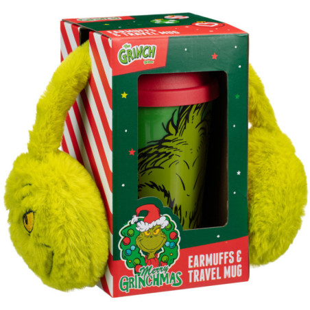 Set mug et cache oreille grinch