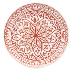 Assiette plate terracotta
