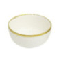 Bol blanc et lisere dore d12.4cm