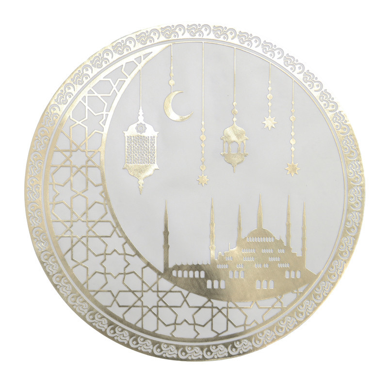 Set de table zafira blanc dore