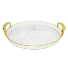 Plateau plastique strie d35cm