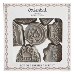 Lot de 7 presses a biscuit