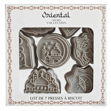 Lot de 7 presses a biscuit