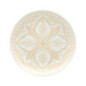 Assiette dessert ankara beige