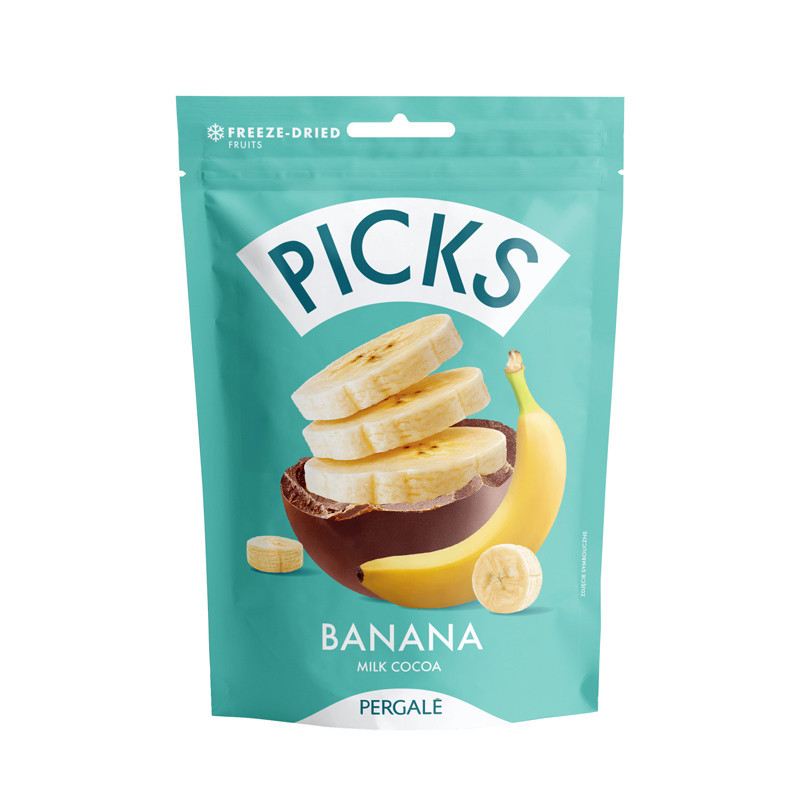 Puree banane enrobee chocolat