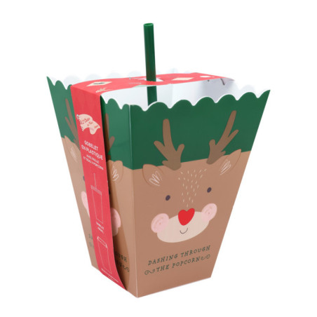 Gobelet avec paille et seau