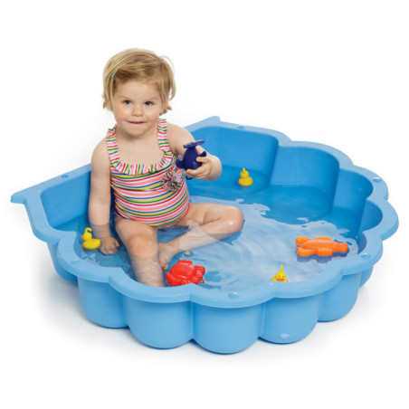 Bac a sable bleu 117l