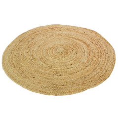 Tapis jute d120cm naturel