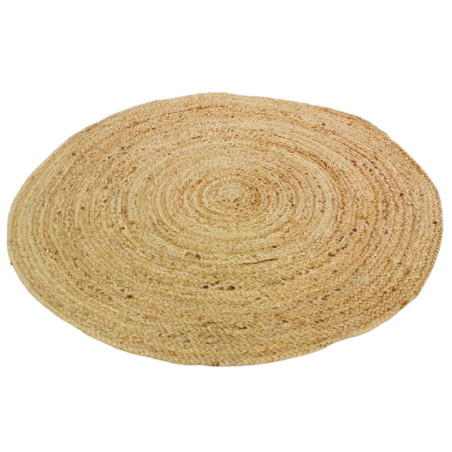 Tapis jute d120cm naturel