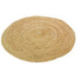 Tapis jute d120cm naturel