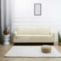 Housse de canape uni3p creme