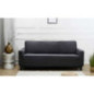 Housse de canape uni 3p taupe