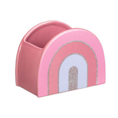 Pot a crayon arc en ciel