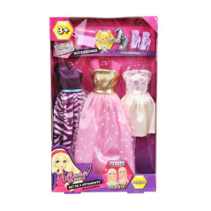Poupee mannequin 3 tenues