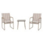 Salon de jardin namur 3pcs beige