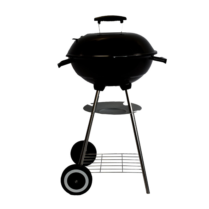 Barbecue rond roulettes + couver