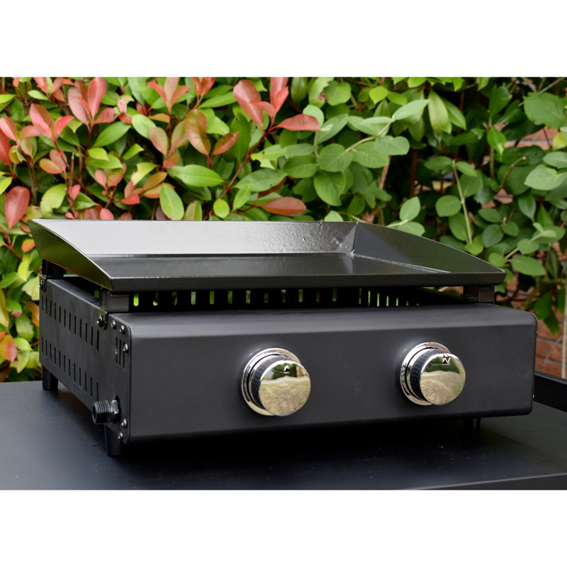 Plancha gaz 2 bruleurs