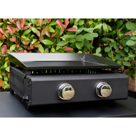 Plancha gaz 2 bruleurs