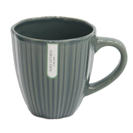 Mug vert en forme de fleur 350ml