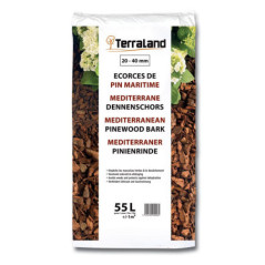 Ecorce de pin 55l terraland