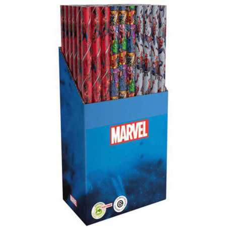 Papier cadeau marvel 200x70