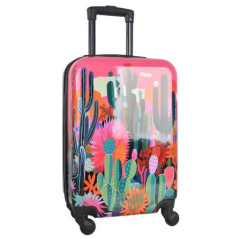 Valise 76.5 cm motif cactus
