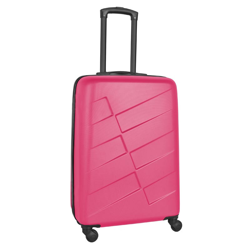 Valise cabine abs 57 cm rose