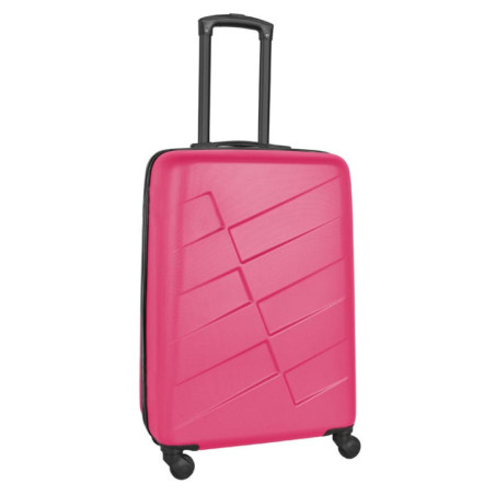 Valise cabine abs 57 cm rose